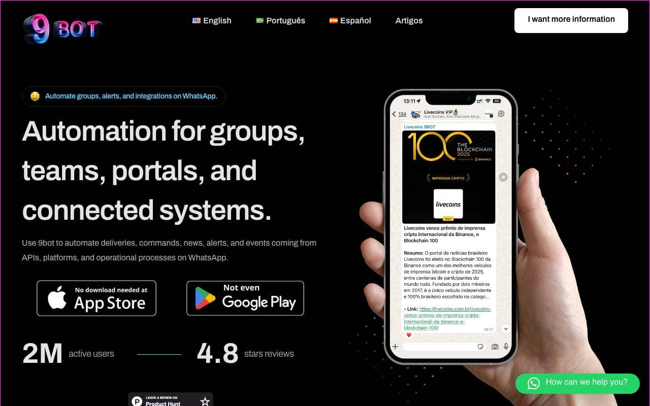 9bot interface preview