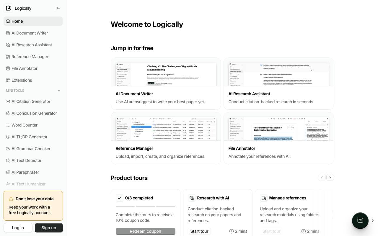 Afforai interface preview
