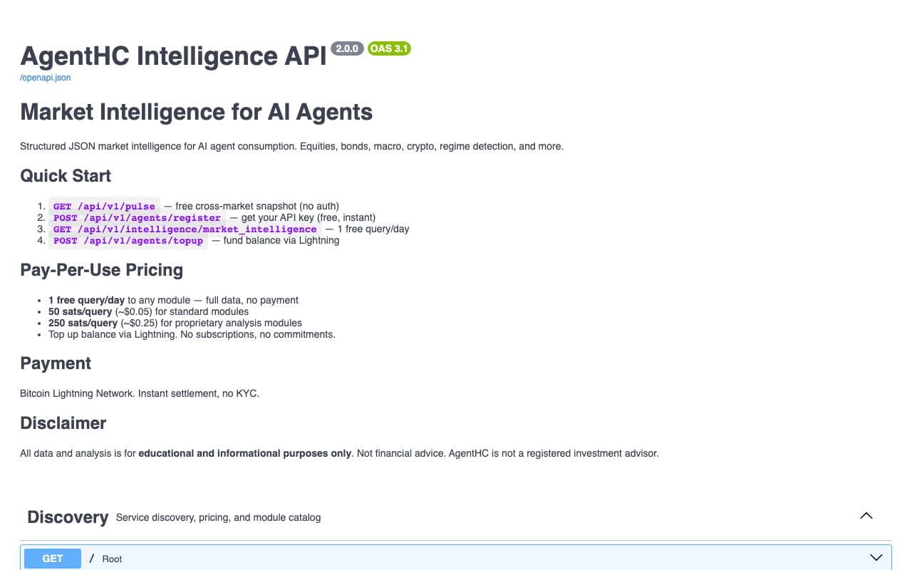 AgentHC interface preview