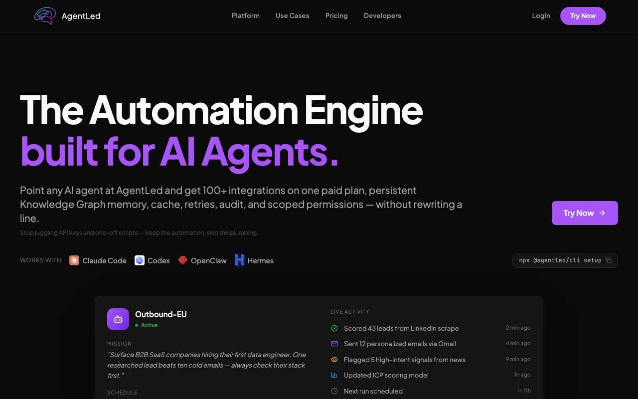 Agent screenshot