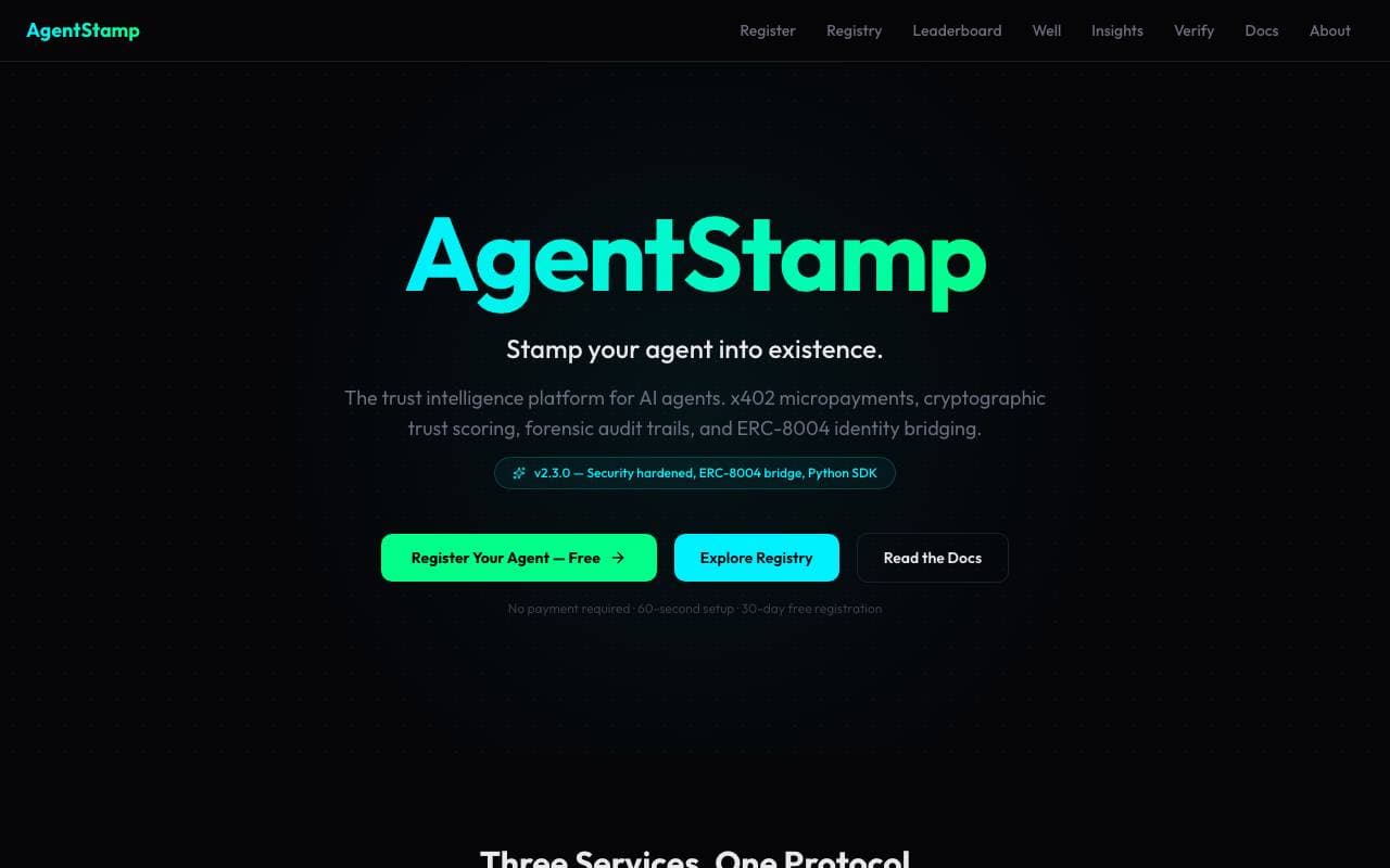 Agent screenshot
