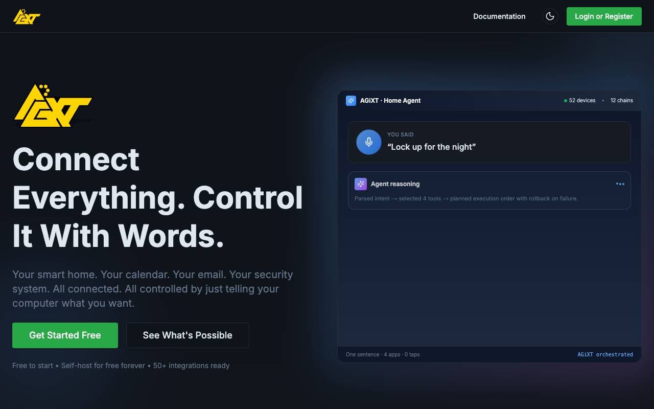 Agent screenshot
