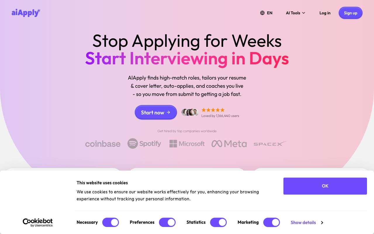 AIApply interface preview