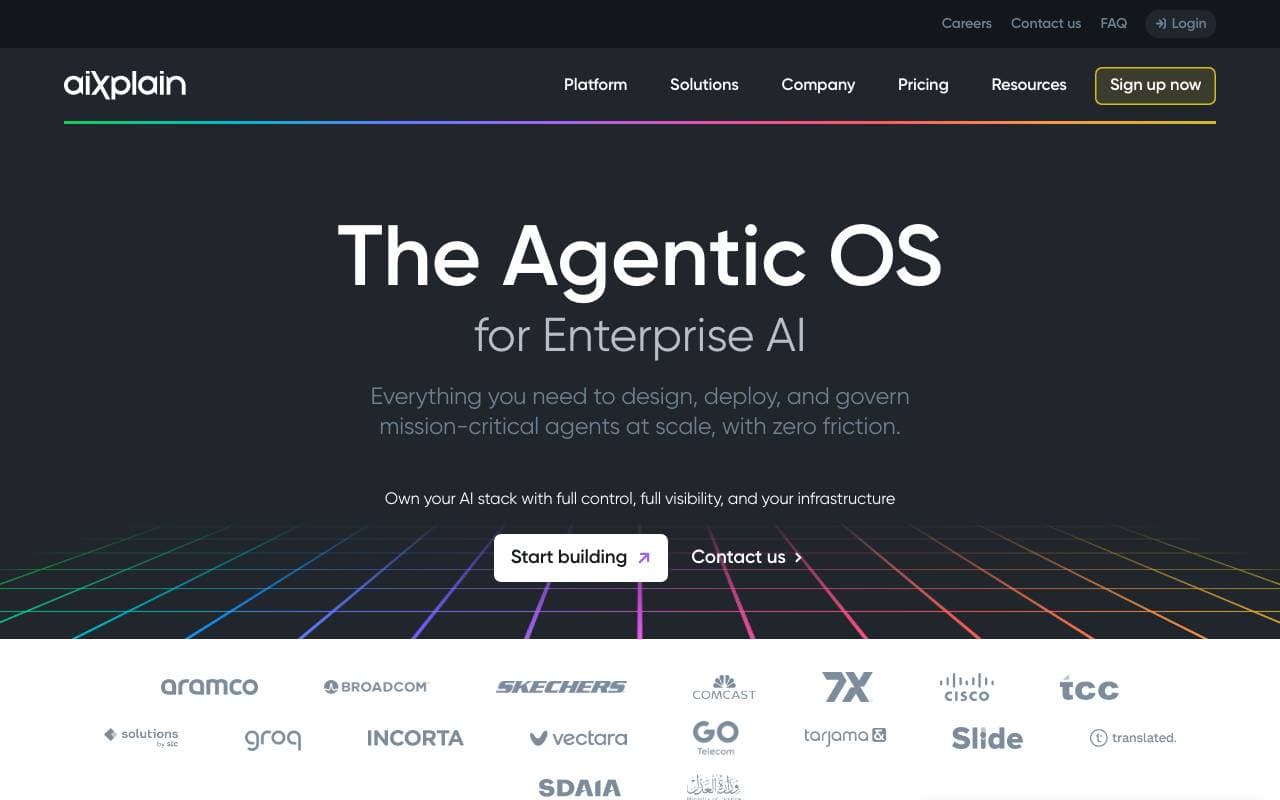 aiXplain interface preview