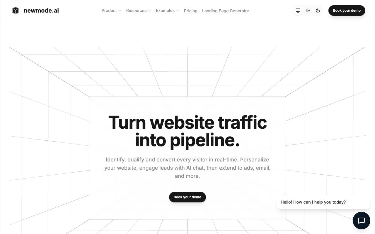 Algomo interface preview
