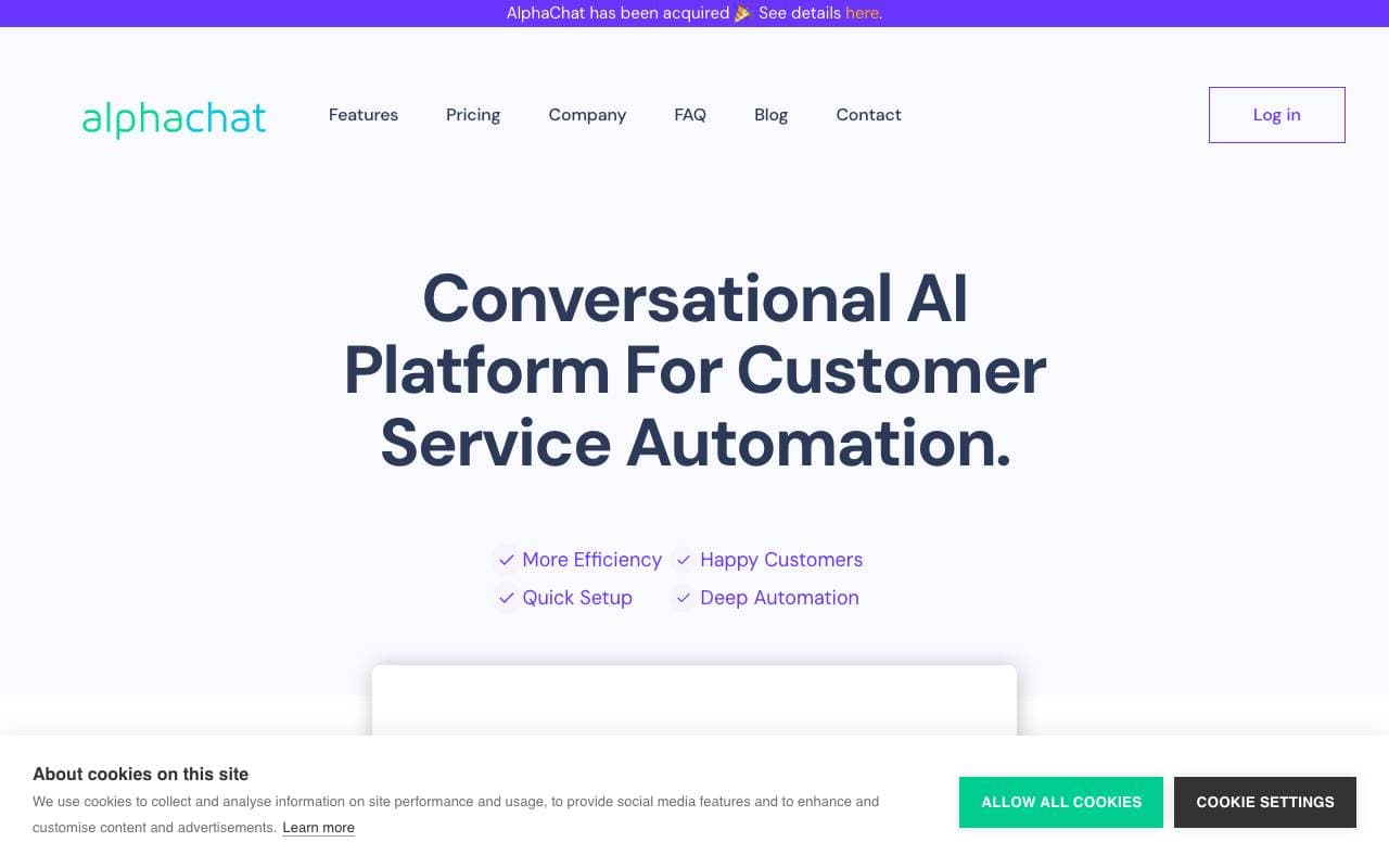 AlphaChat interface preview