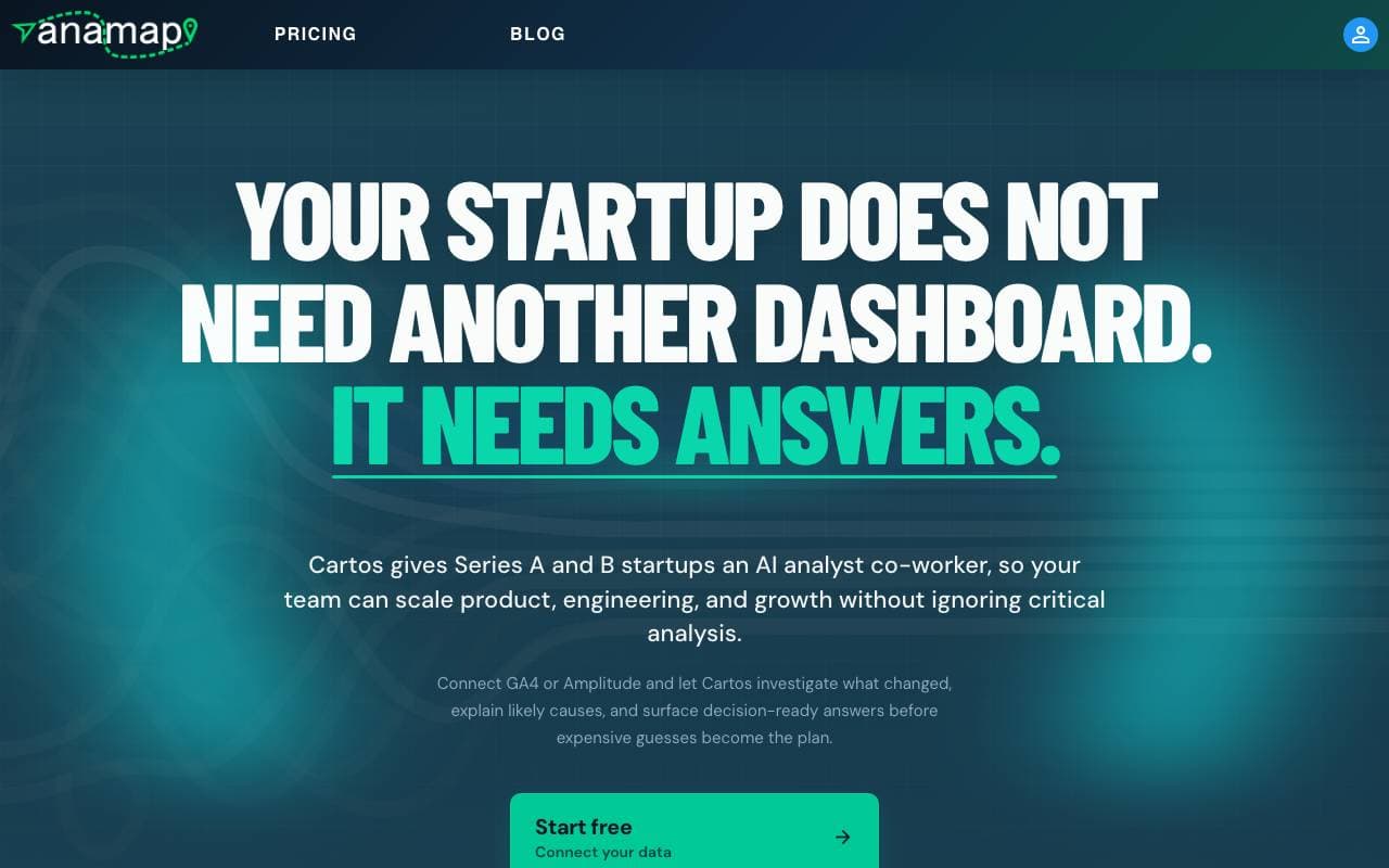 Anamap interface preview