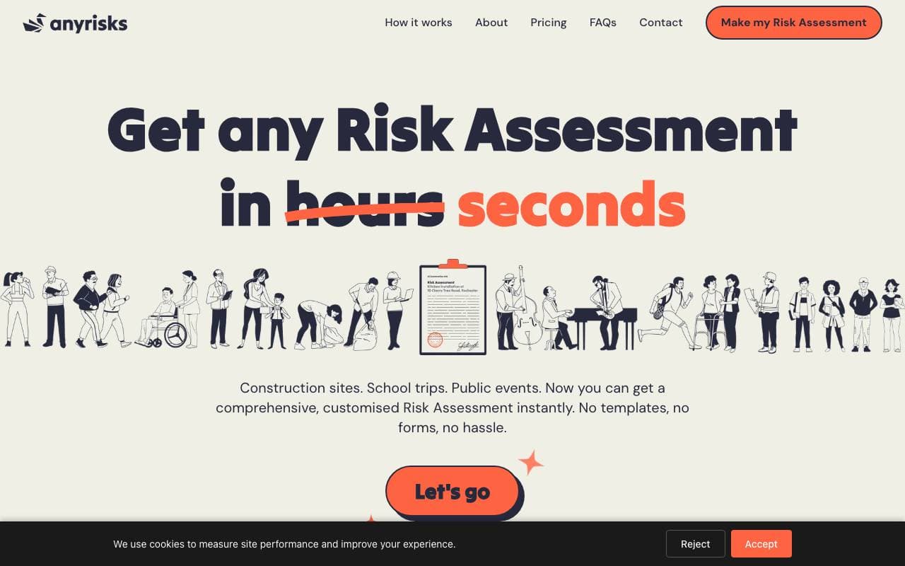 Anyrisks interface preview