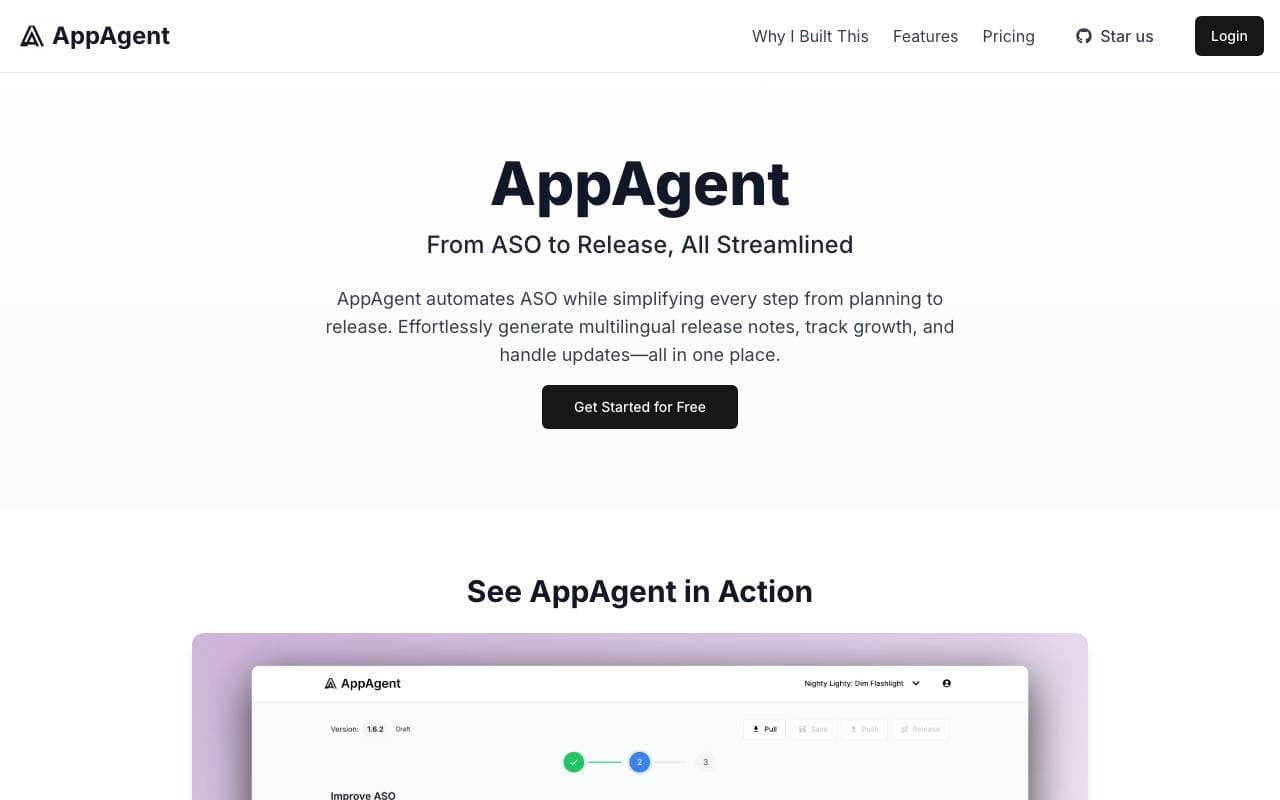 Agent screenshot