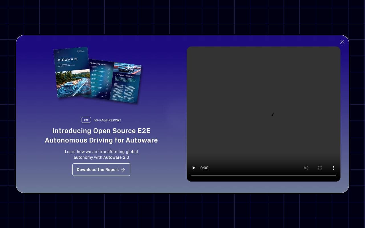 Autoware interface preview