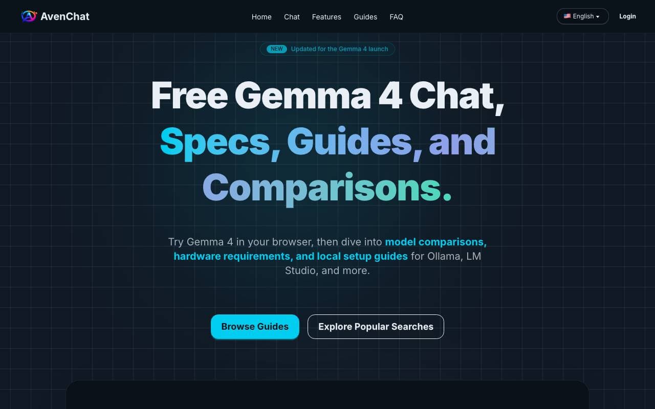 AvenChat interface preview