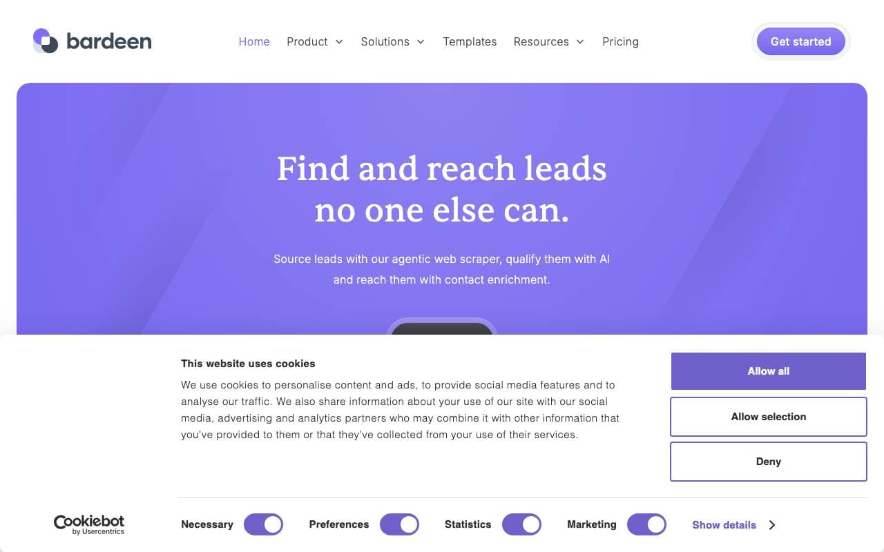 Bardeen interface preview