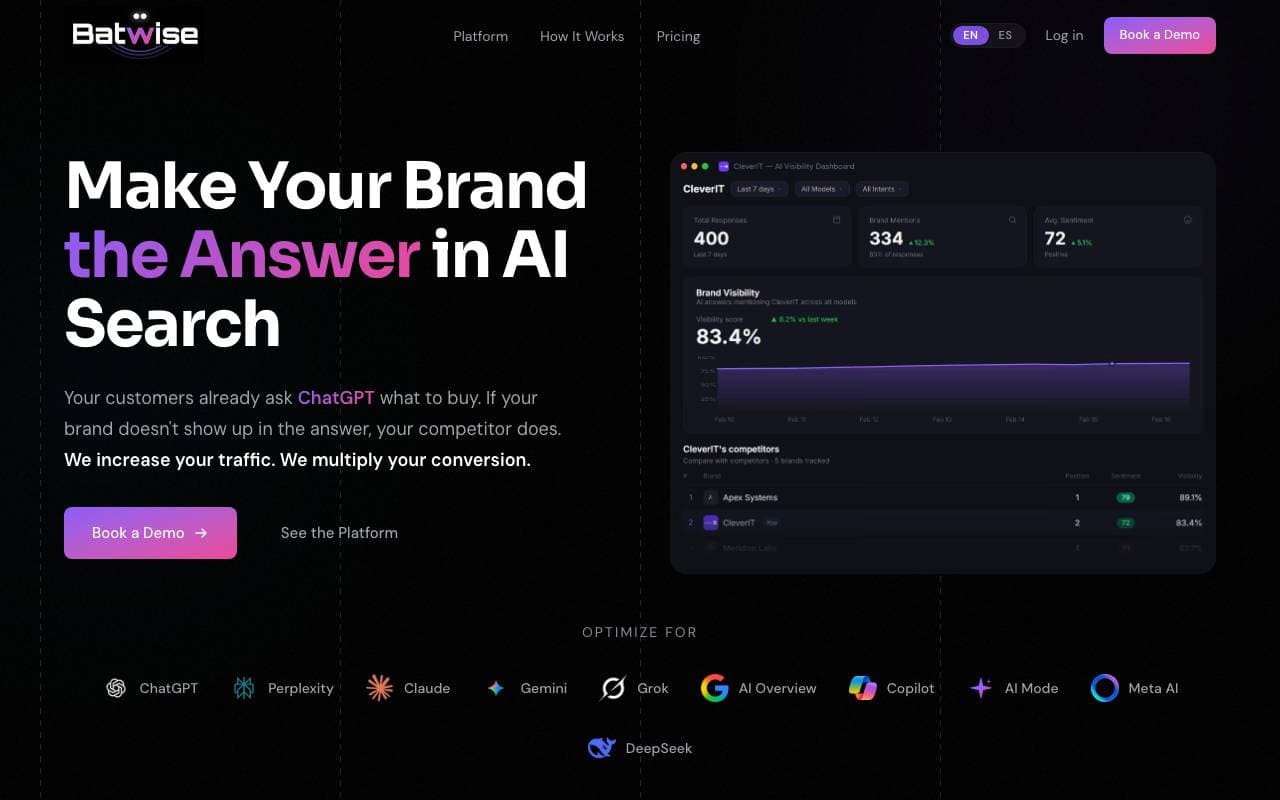 Batwise interface preview