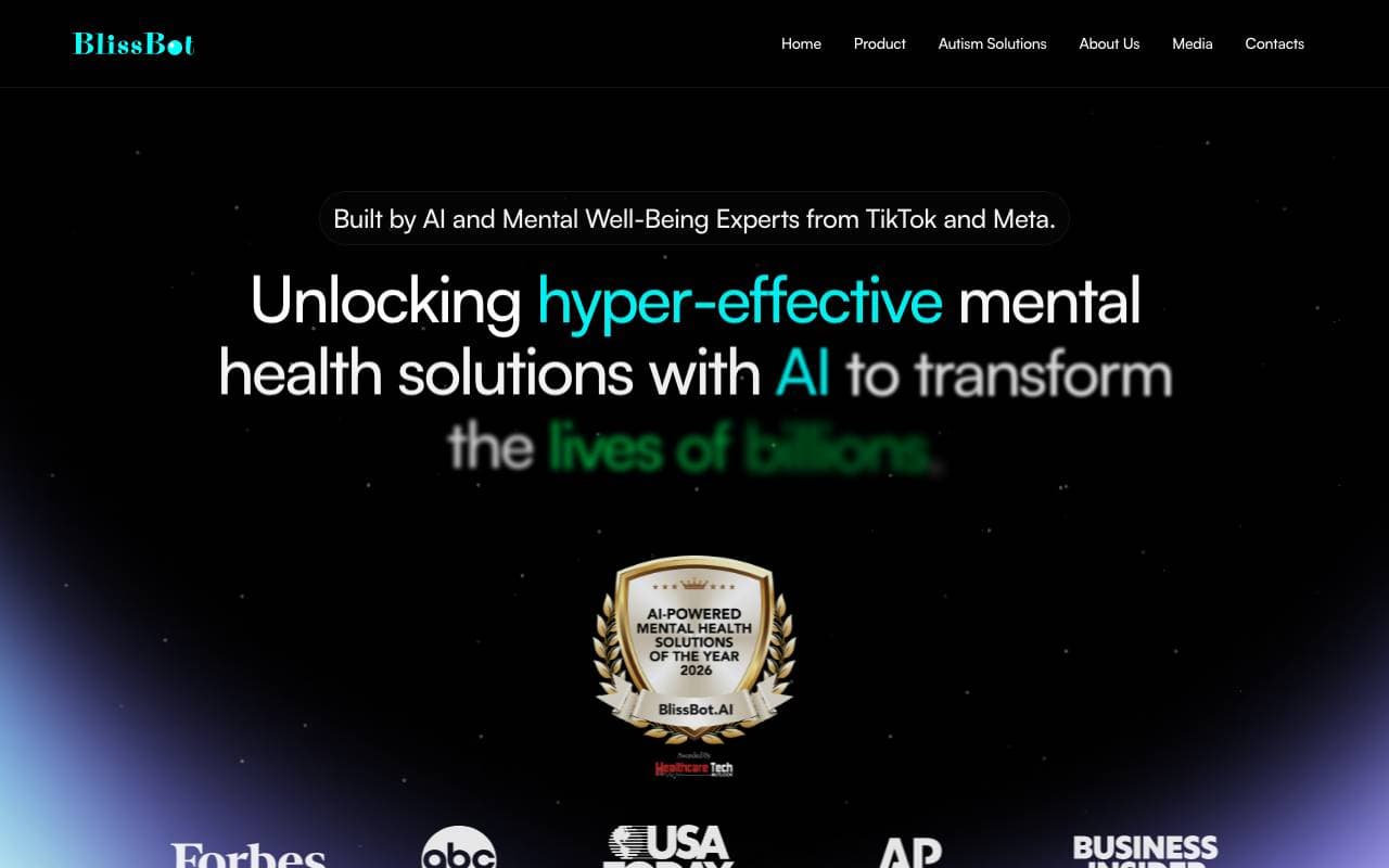 BlissBot interface preview