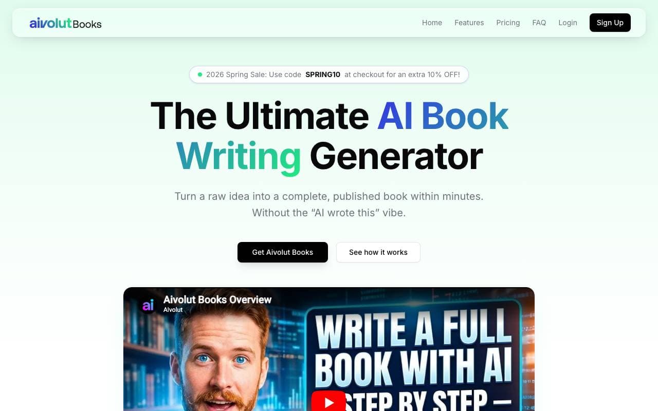 BookWizard interface preview