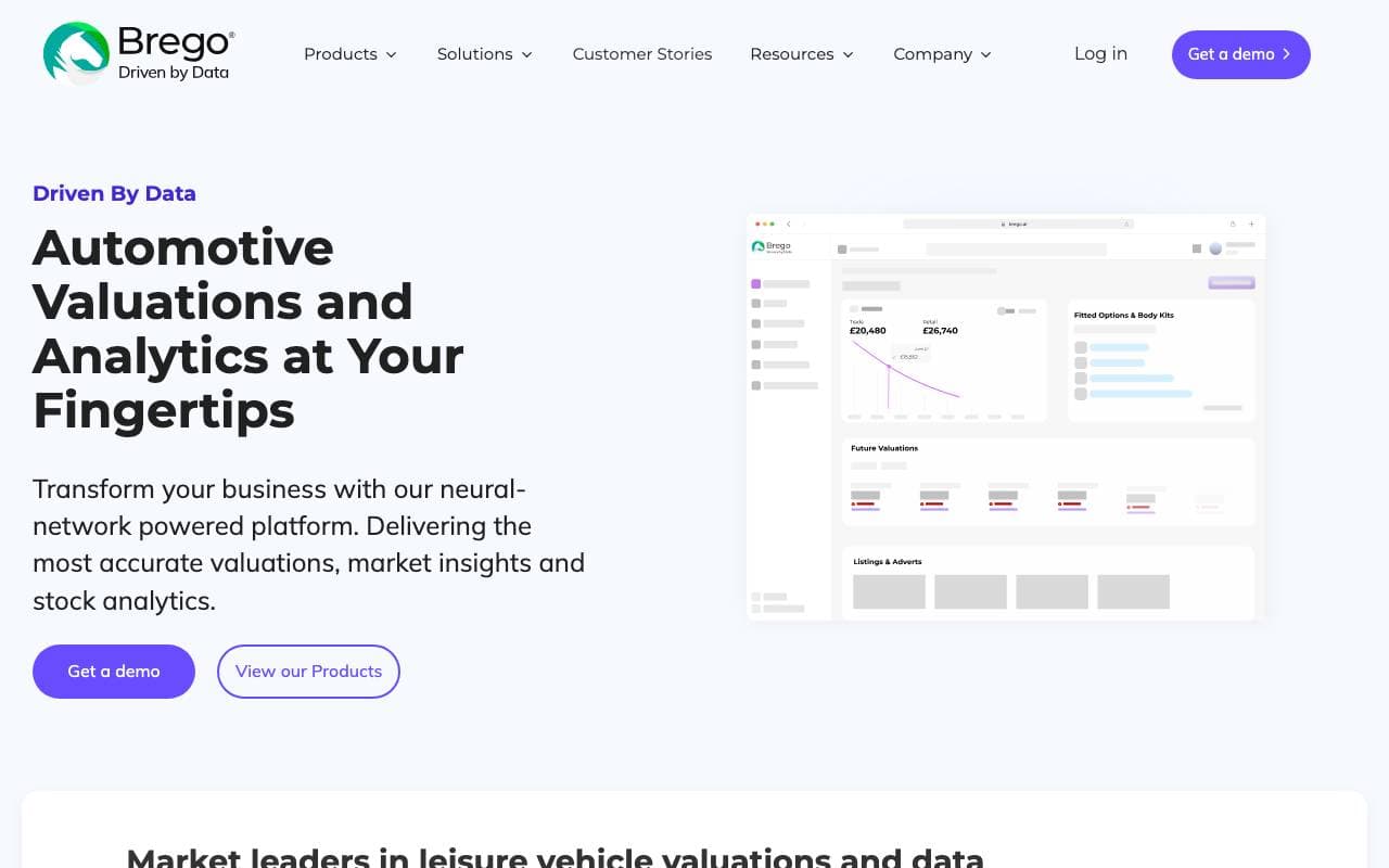 Brego interface preview