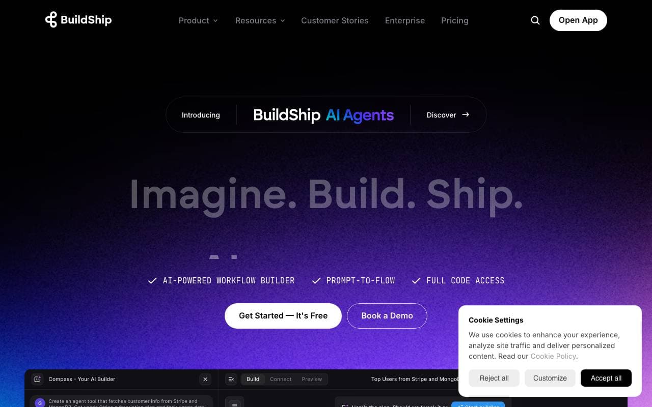 BuildShip interface preview