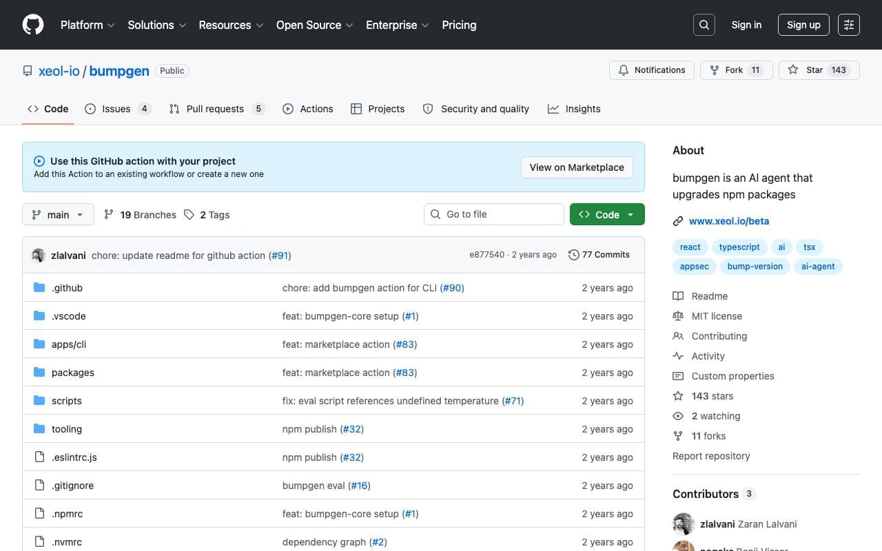 bumpgen interface preview