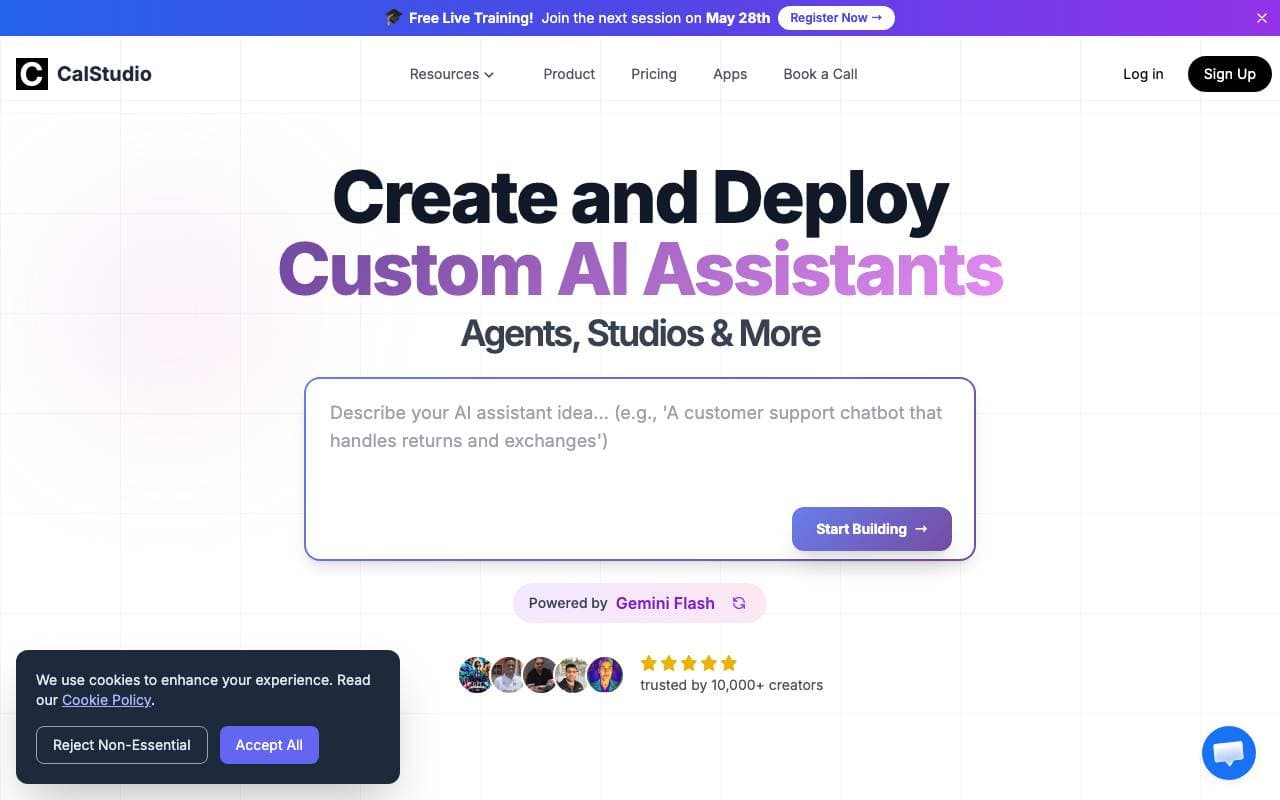CalStudio interface preview