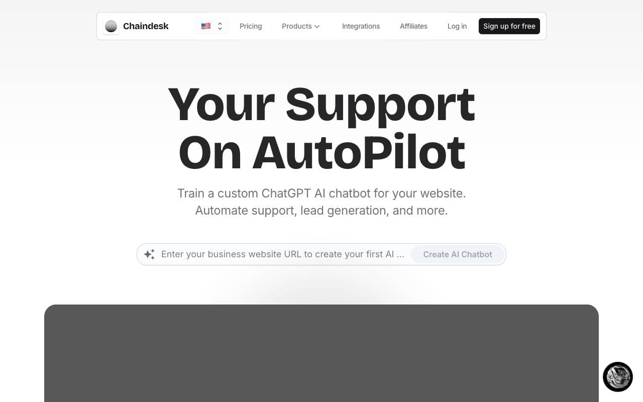 ChainDesk interface preview