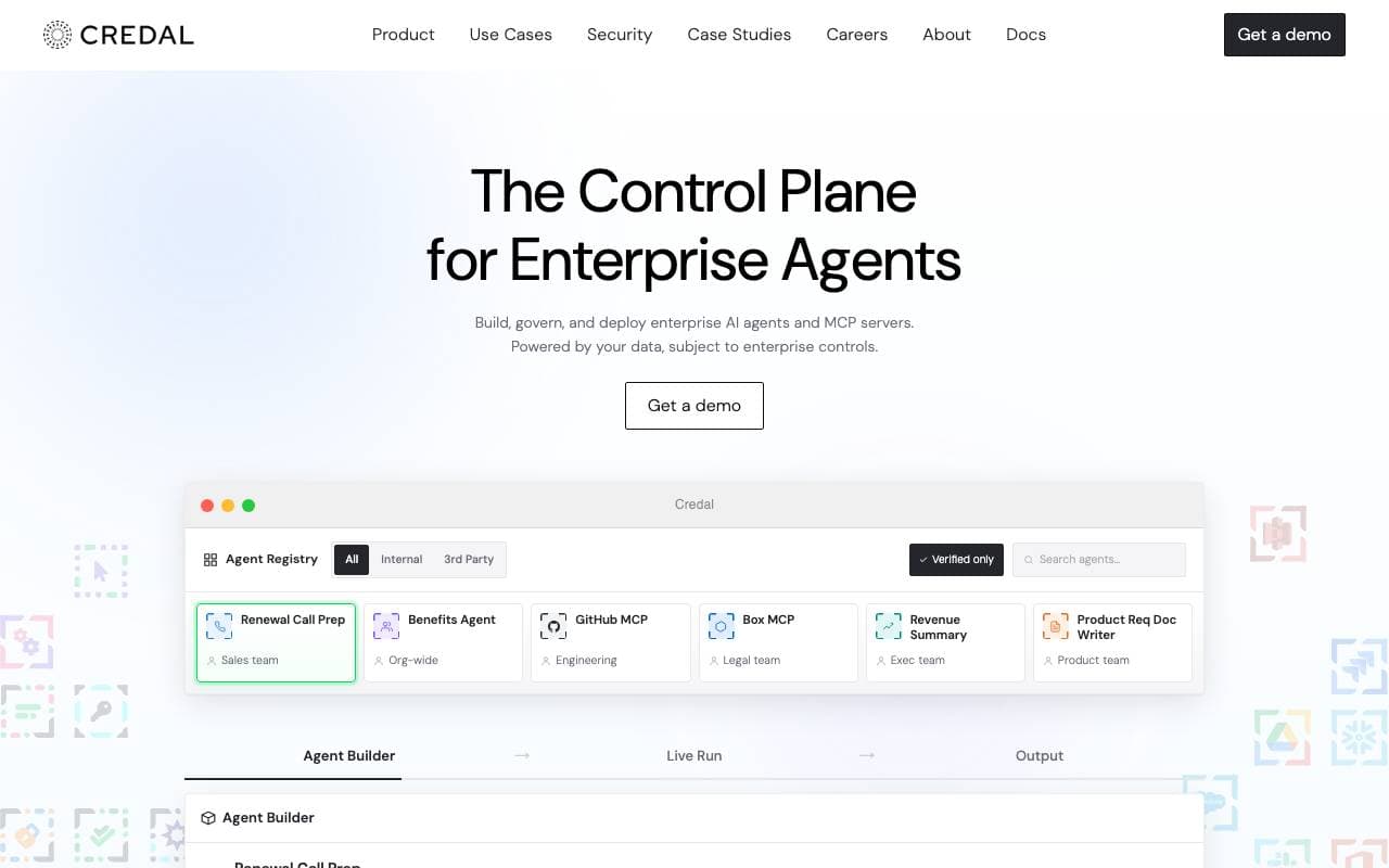 Credal interface preview