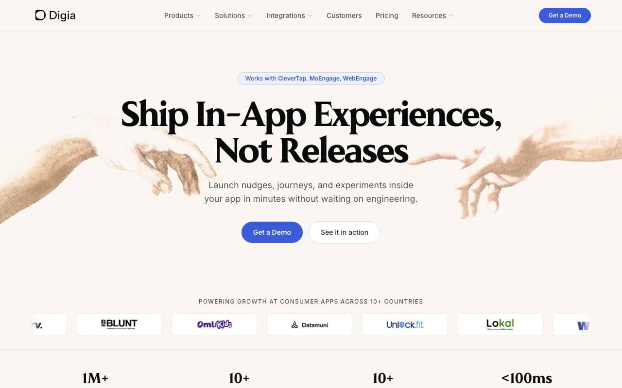 Digia interface preview