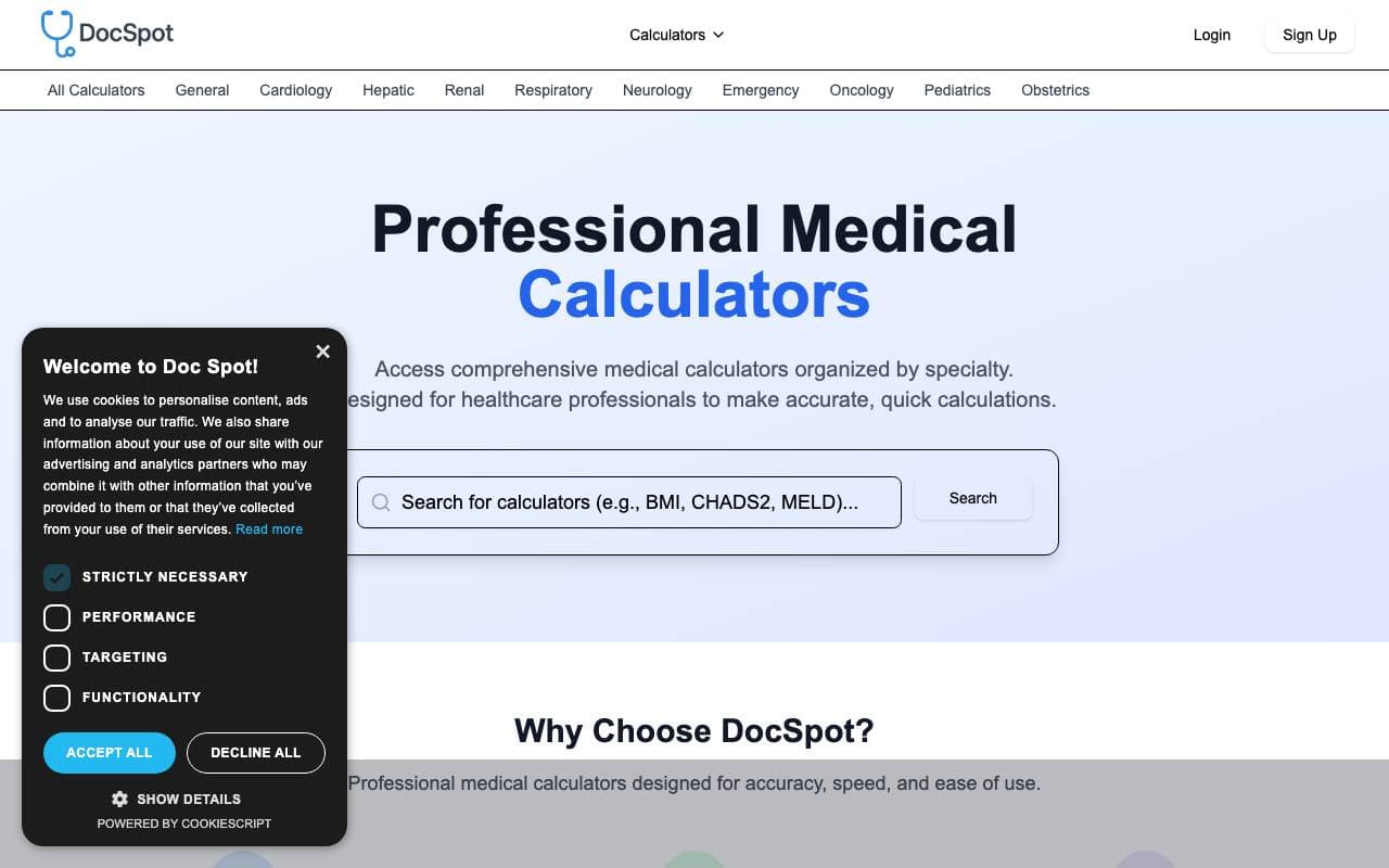 DocSpot interface preview
