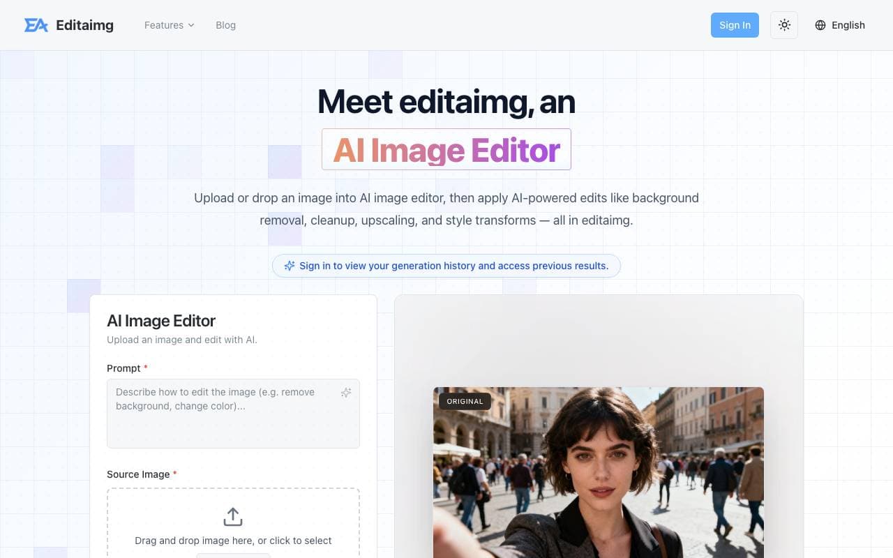 Editaimg interface preview