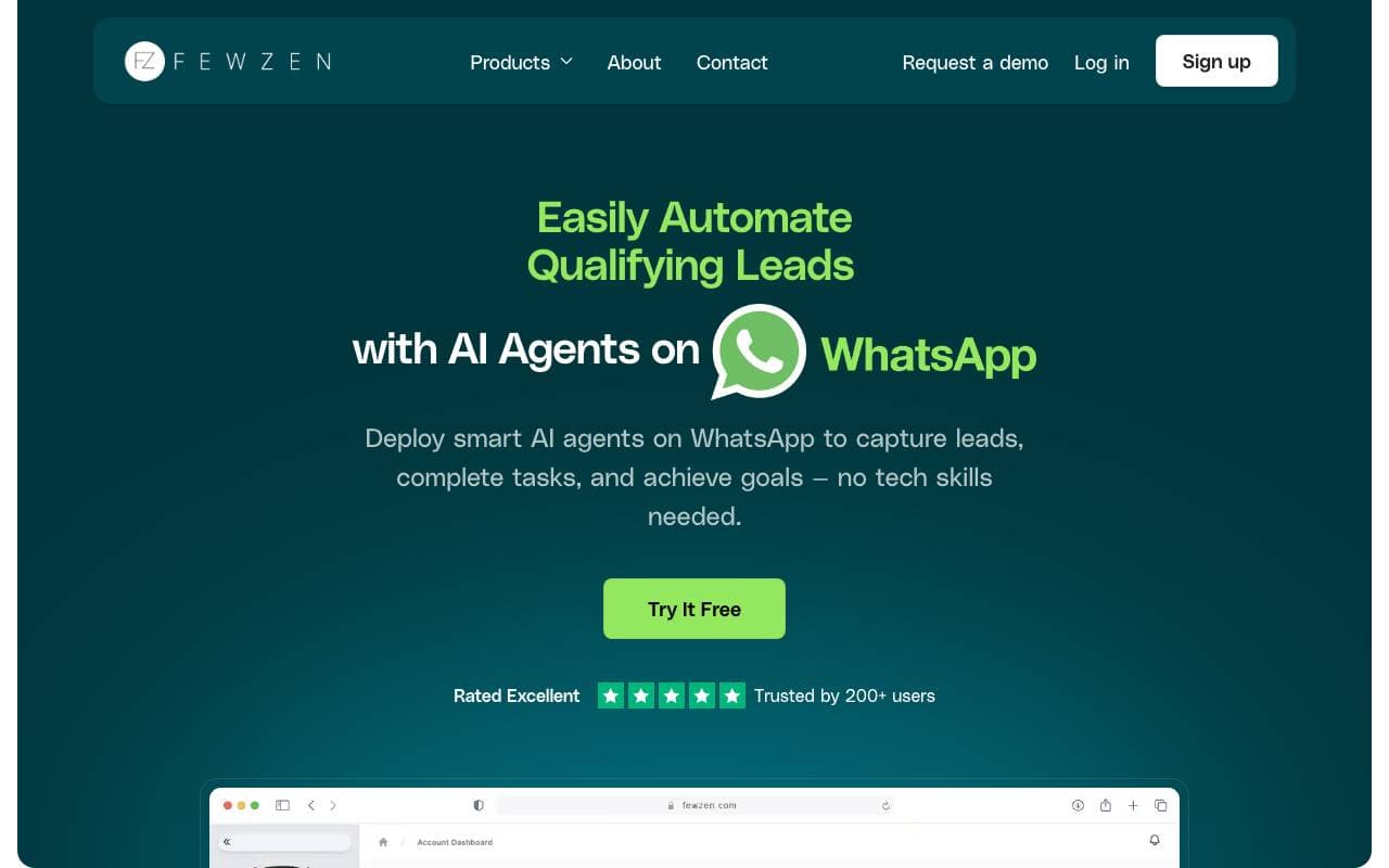 Agent screenshot