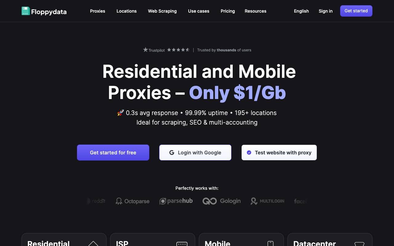 FloppyData interface preview