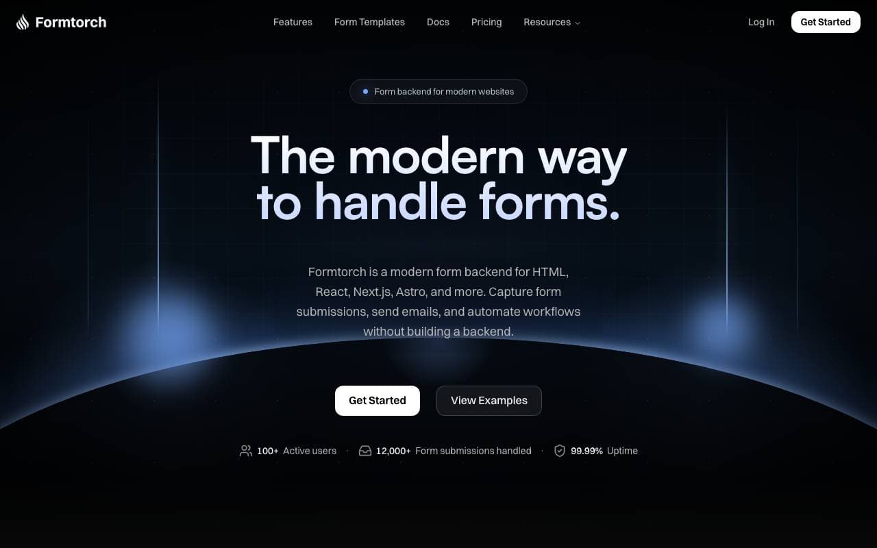 Formtorch interface preview