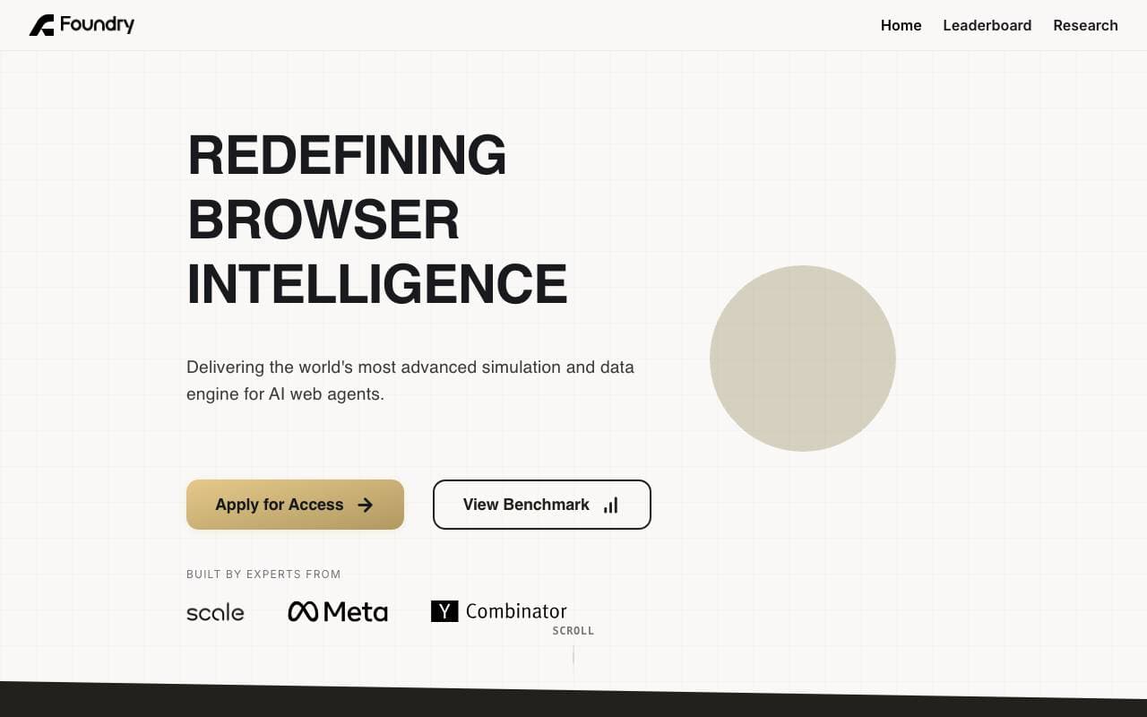 FoundryAI interface preview