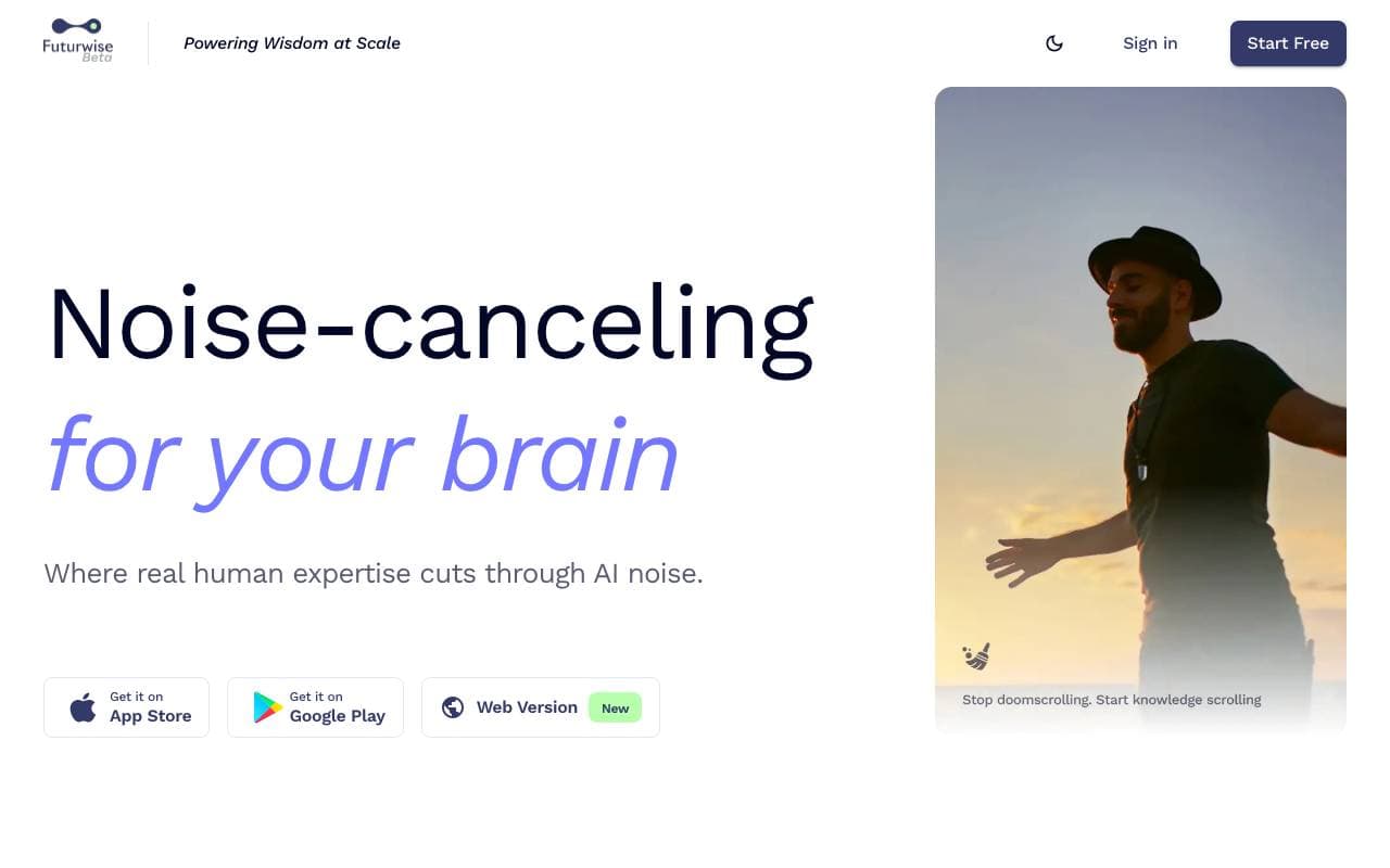 Futurwise interface preview