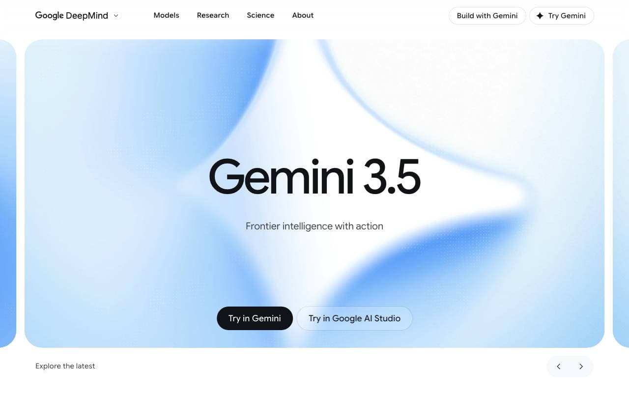 Gemini interface preview