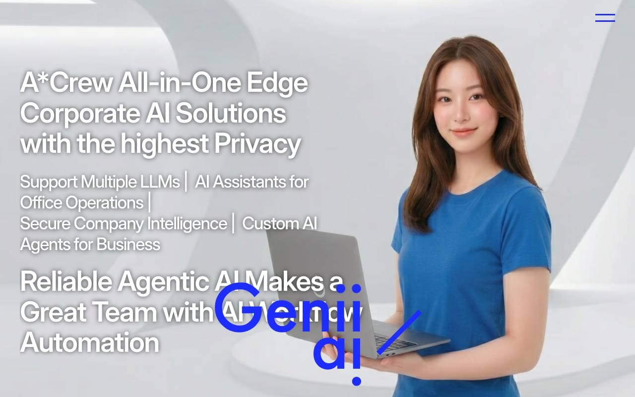 GeniiAI interface preview