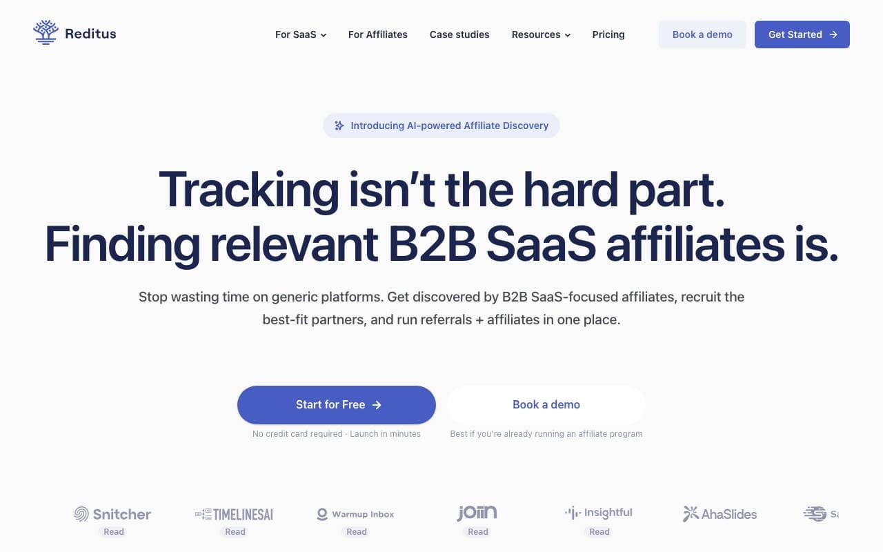 GetReditus interface preview