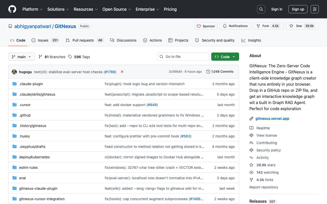 GitNexus interface preview