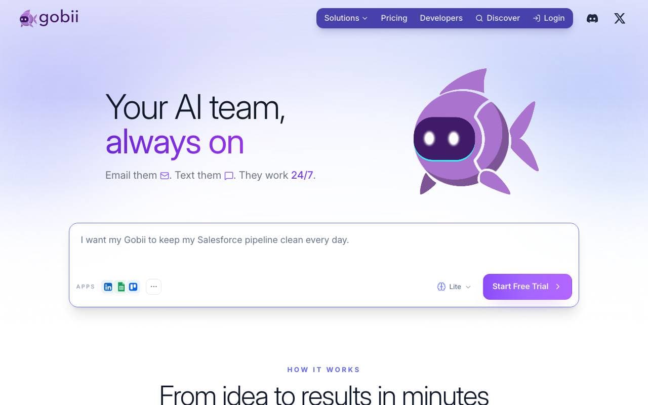 Gobii interface preview