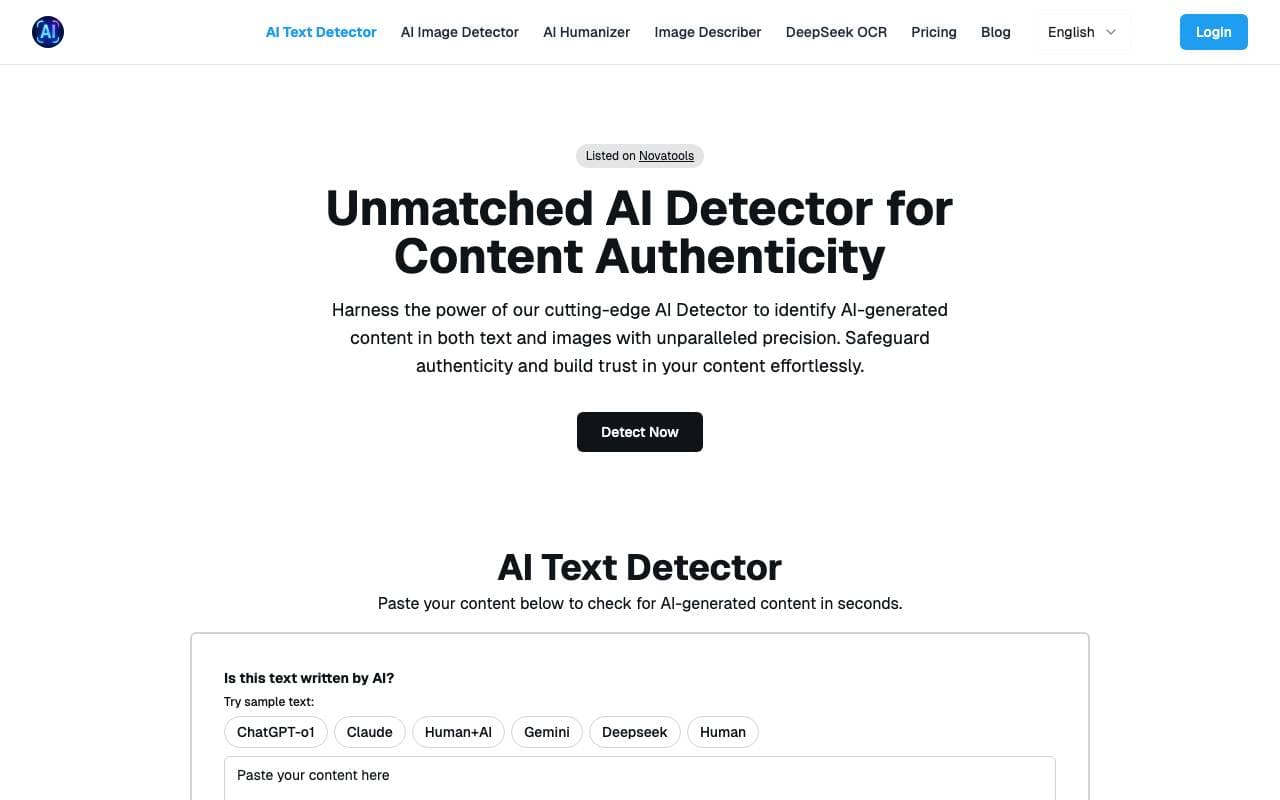 GPTDetect interface preview