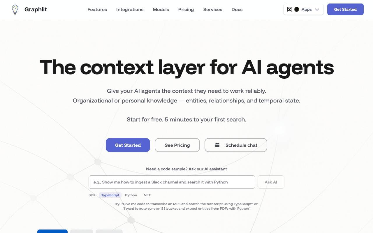 Graphlit interface preview
