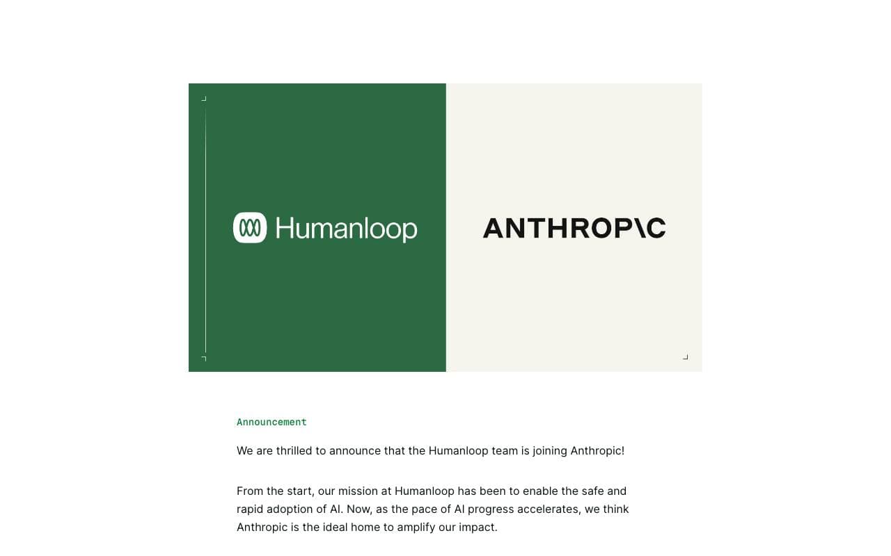 Humanloop interface preview