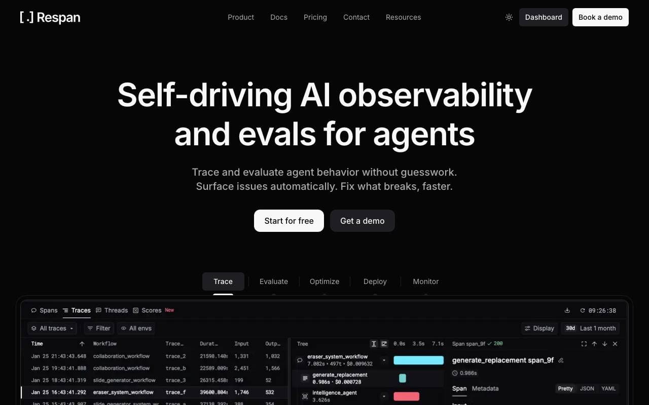 Agent screenshot