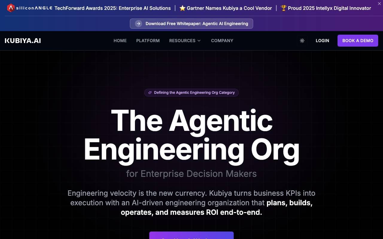 Kubiya interface preview