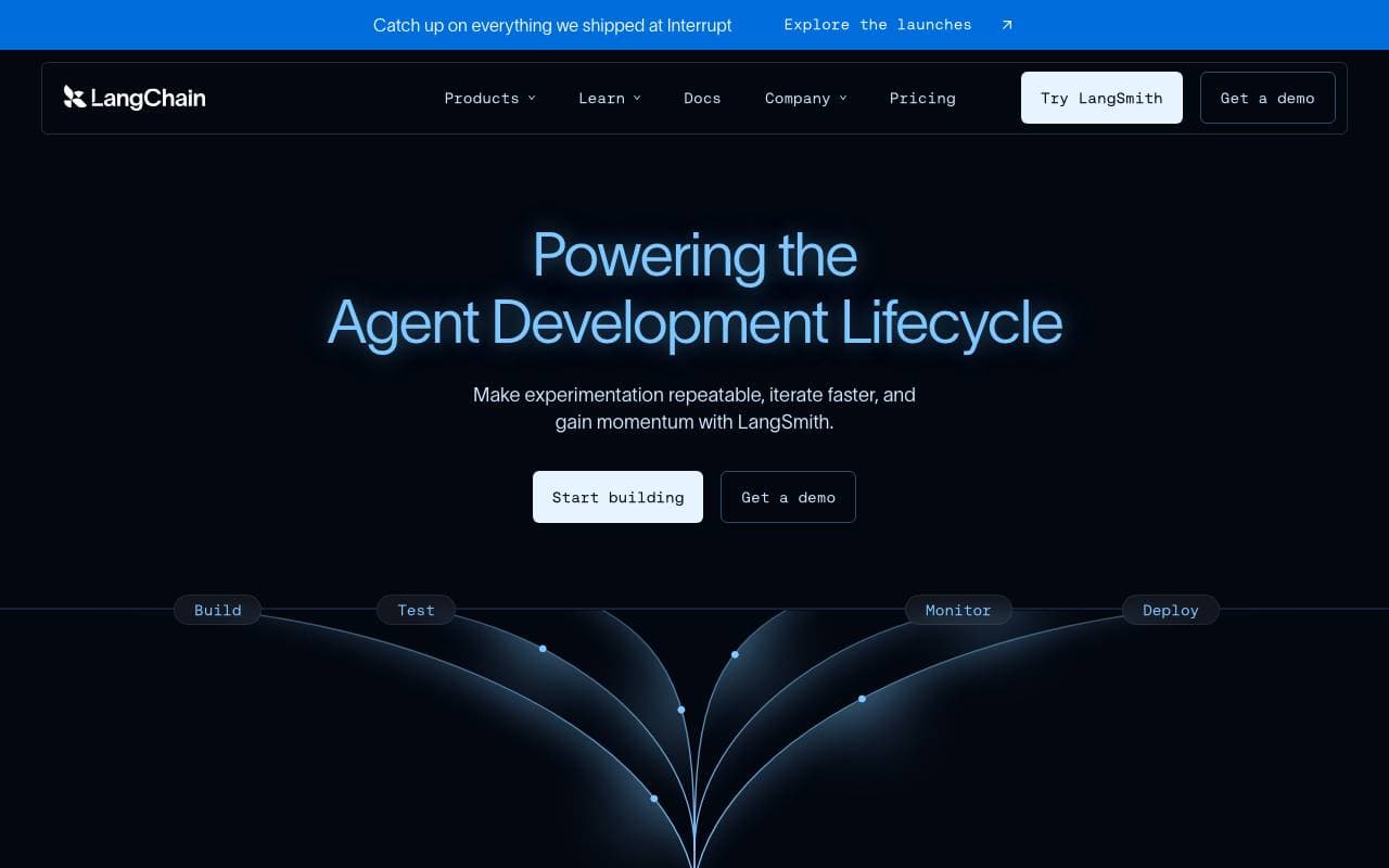 LangChain interface preview