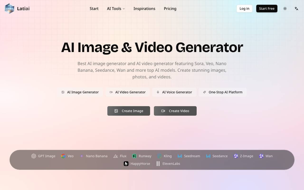 Latiai interface preview