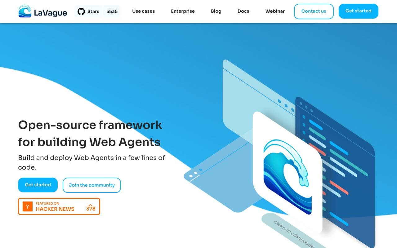 LaVague interface preview