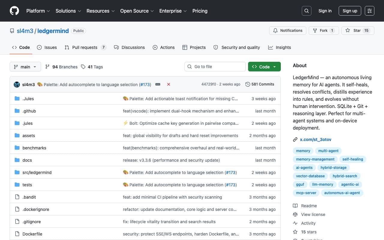 LedgerMind interface preview