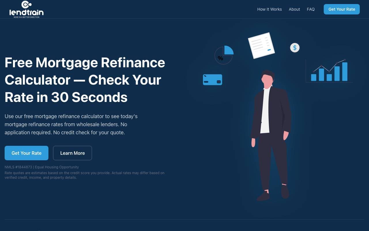 Lendtrain interface preview