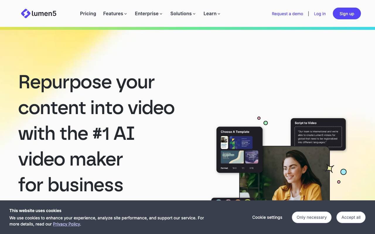 Lumen5 interface preview