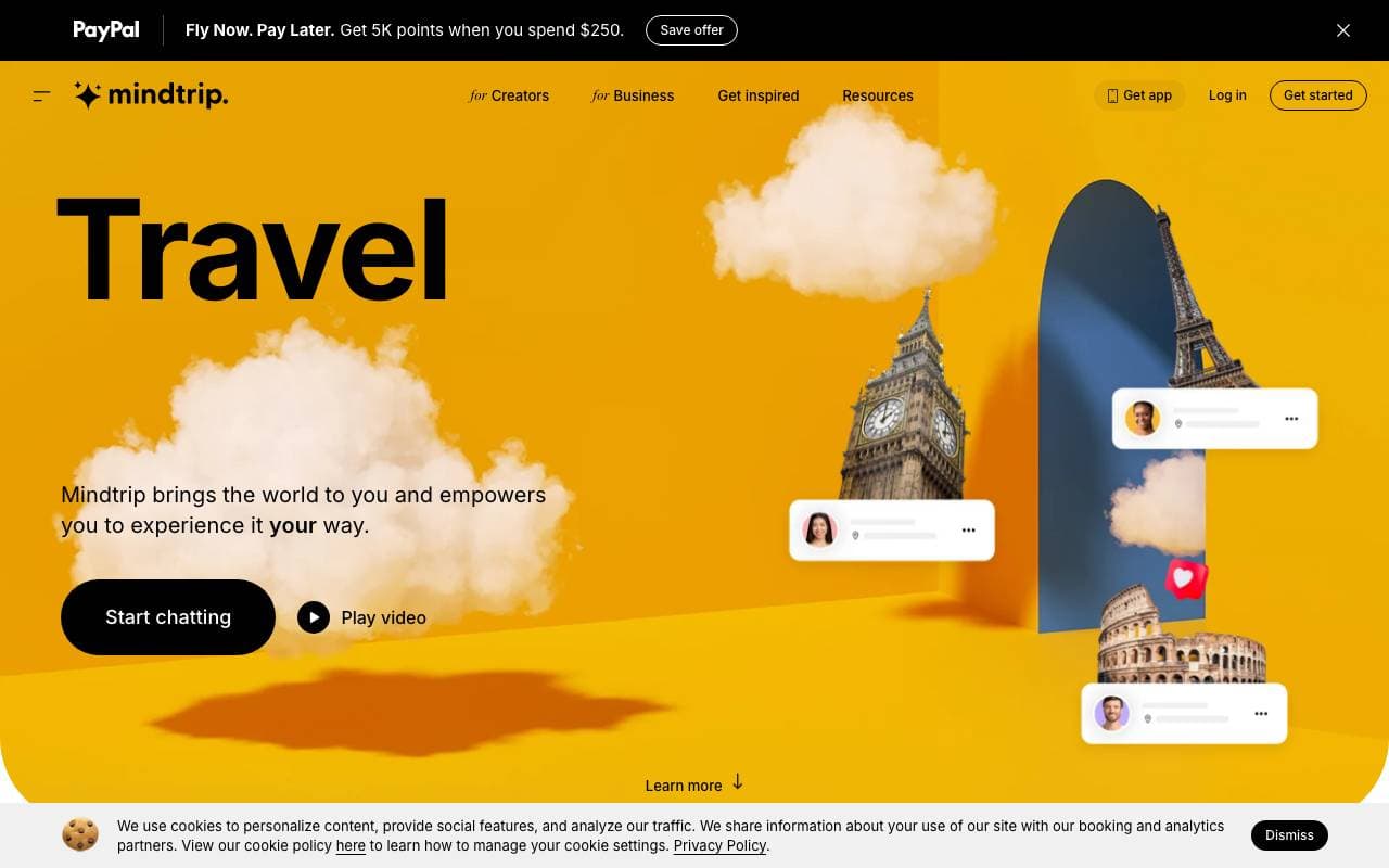 MindtripAI interface preview